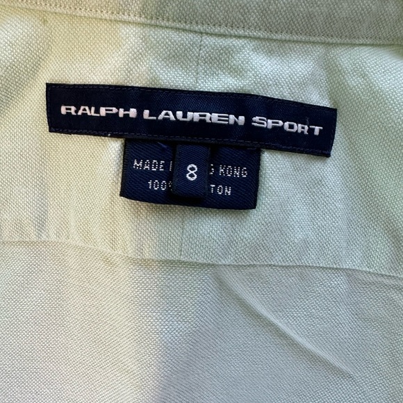 Ralph Lauren Sport Sleeveless Oxford size 8 - Picture 7 of 9